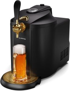 Klarstein Tireuse à Bière 5L Noir-Or